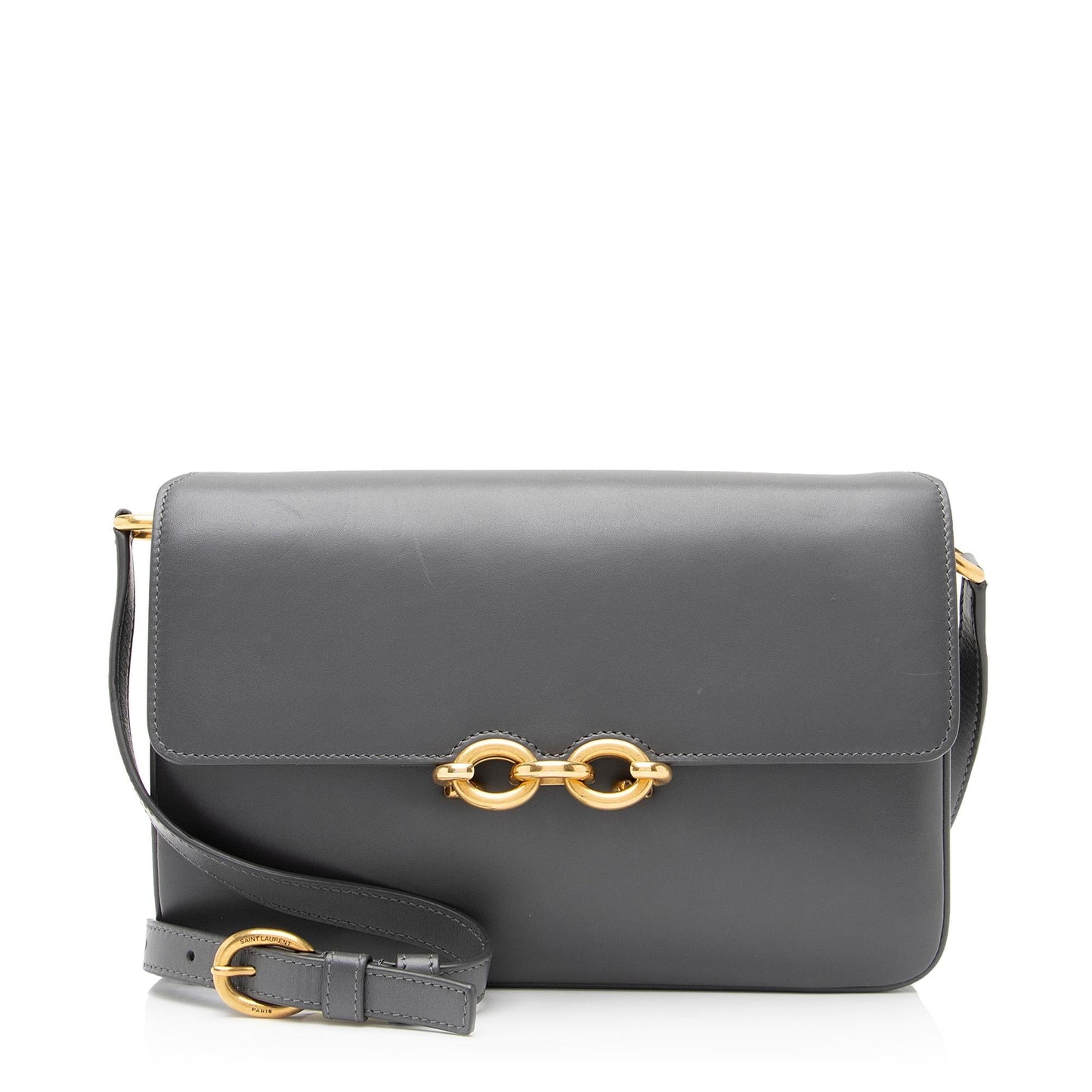 Saint Laurent Smooth Calfskin Le Maillon Shoulder Bag 23712