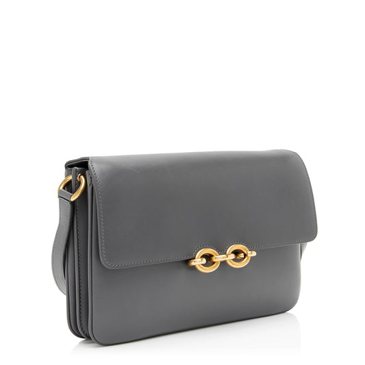 Saint Laurent Smooth Calfskin Le Maillon Shoulder Bag 23712