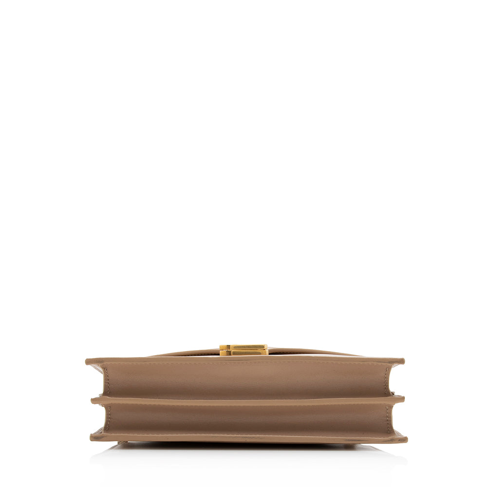 Saint Laurent Smooth Calfskin Monogram Cassandra Shoulder Bag 14588