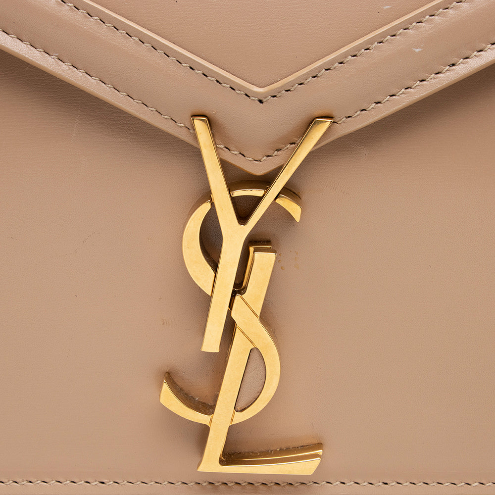 Saint Laurent Smooth Calfskin Monogram Cassandra Shoulder Bag 14588