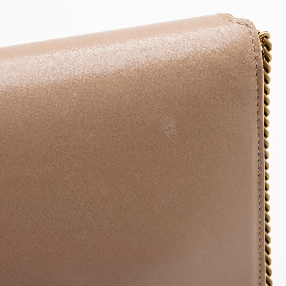 Saint Laurent Smooth Calfskin Monogram Cassandra Shoulder Bag 14588
