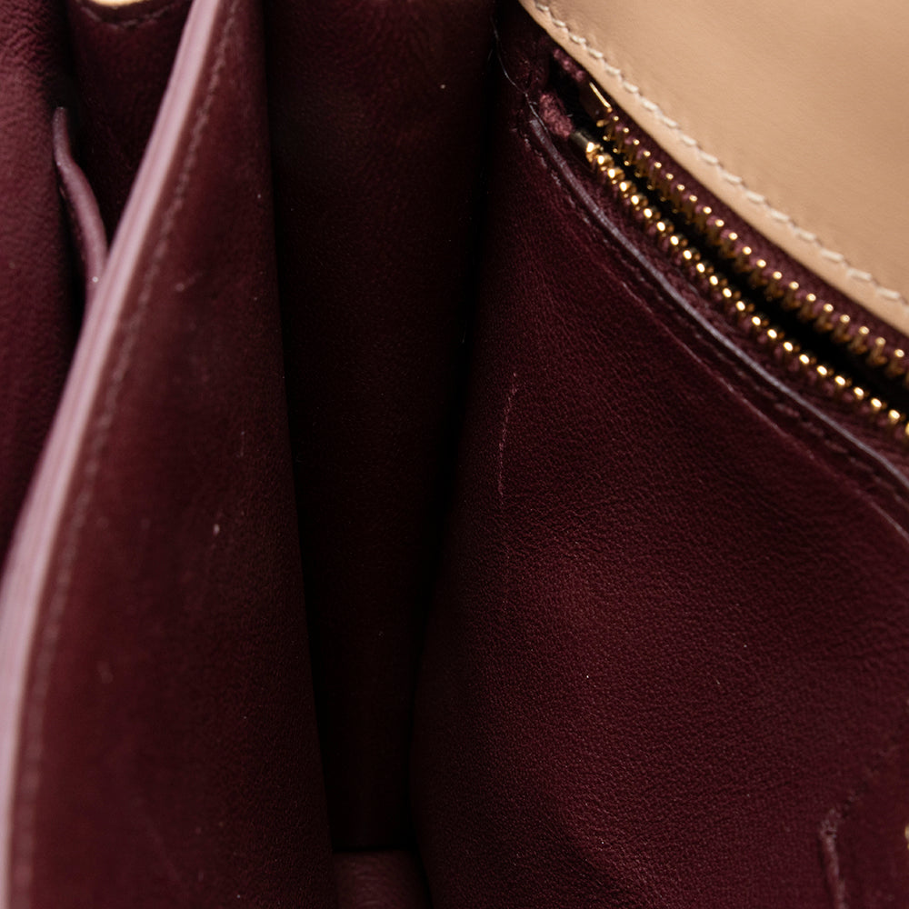 Saint Laurent Smooth Calfskin Monogram Cassandra Shoulder Bag 14588