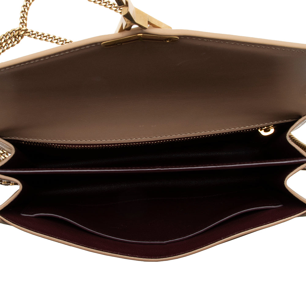 Saint Laurent Smooth Calfskin Monogram Cassandra Shoulder Bag 14588