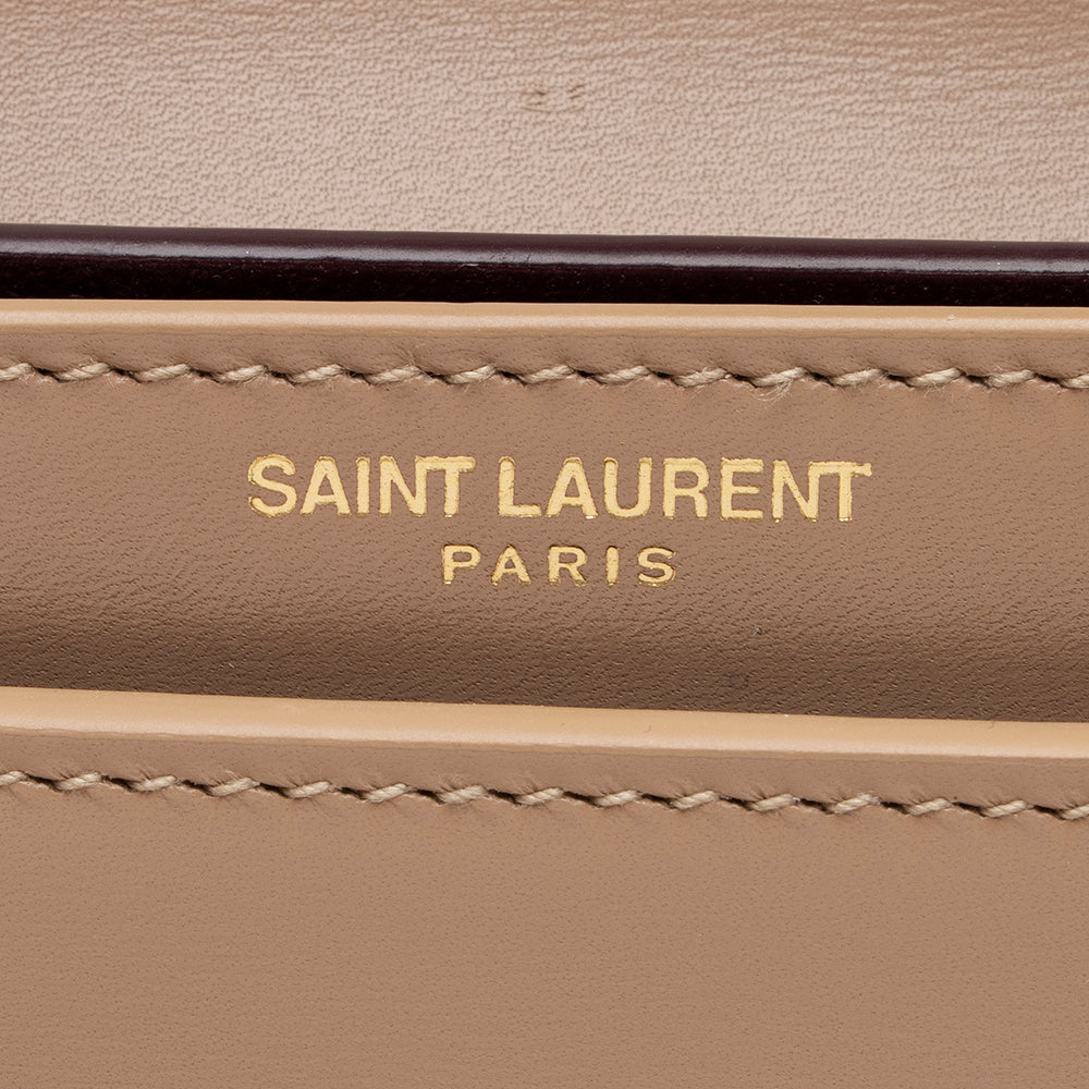 Saint Laurent Smooth Calfskin Monogram Cassandra Shoulder Bag 14588