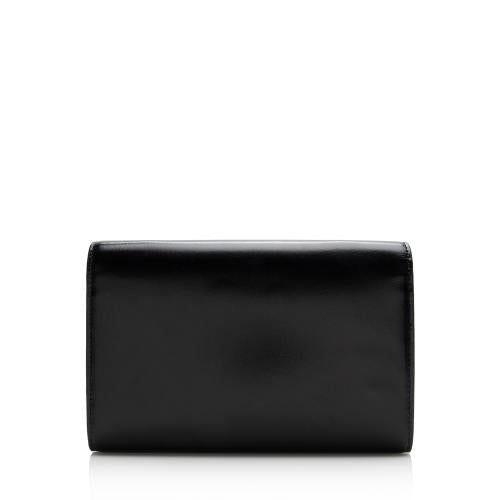 Saint Laurent Smooth Calfskin Monogram Cassandre Chain Wallet n5xD0M