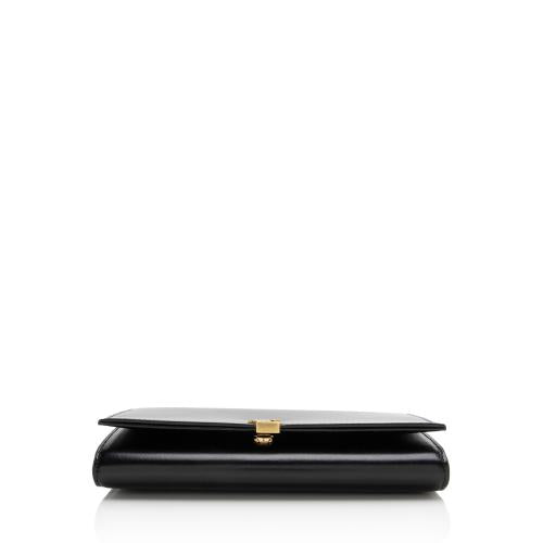 Saint Laurent Smooth Calfskin Monogram Cassandre Chain Wallet n5xD0M