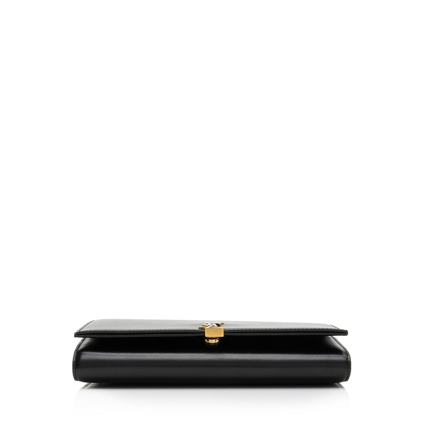 Saint Laurent Smooth Calfskin Monogram Cassandre Chain Wallet O6MCNA