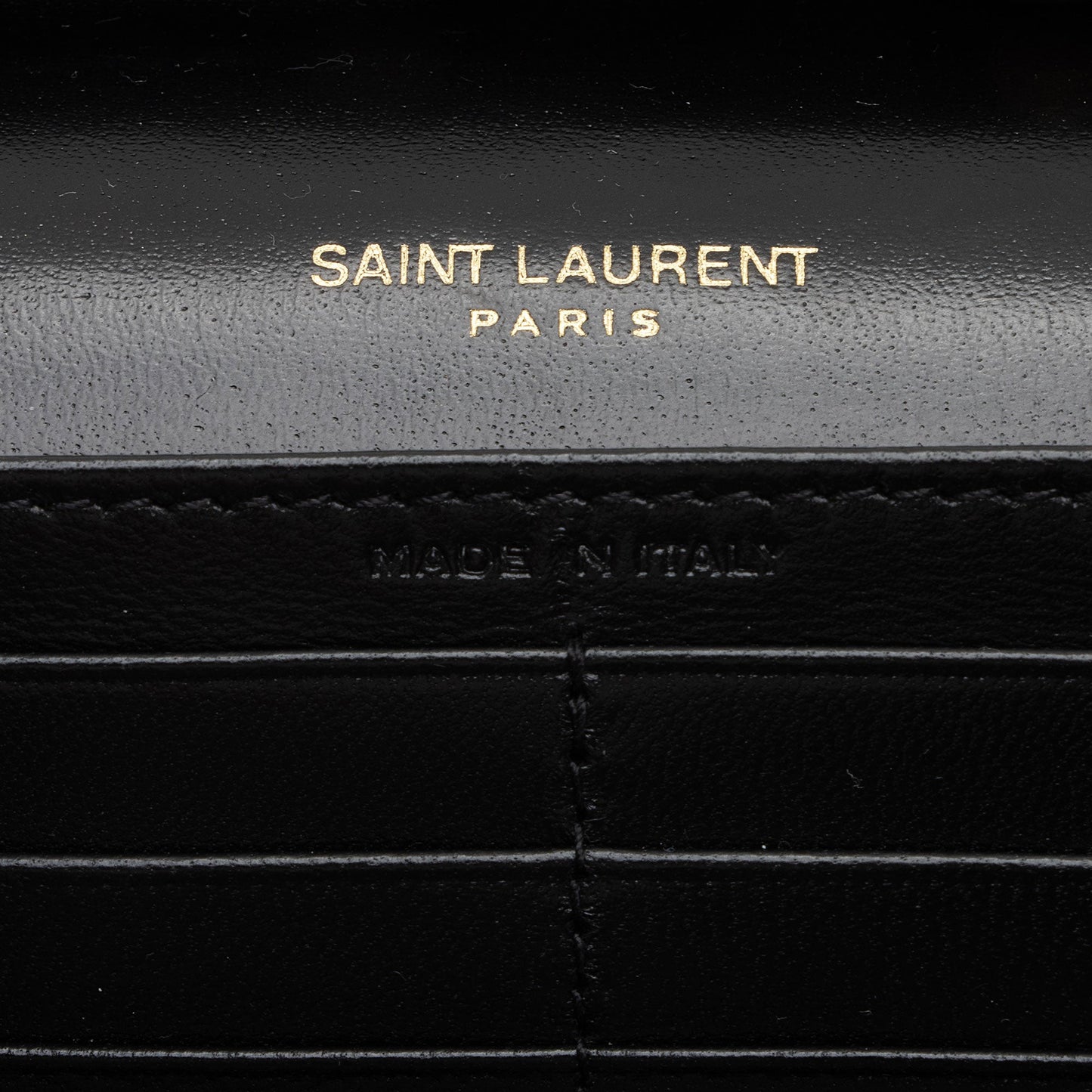 Saint Laurent Smooth Calfskin Monogram Cassandre Chain Wallet O6MCNA
