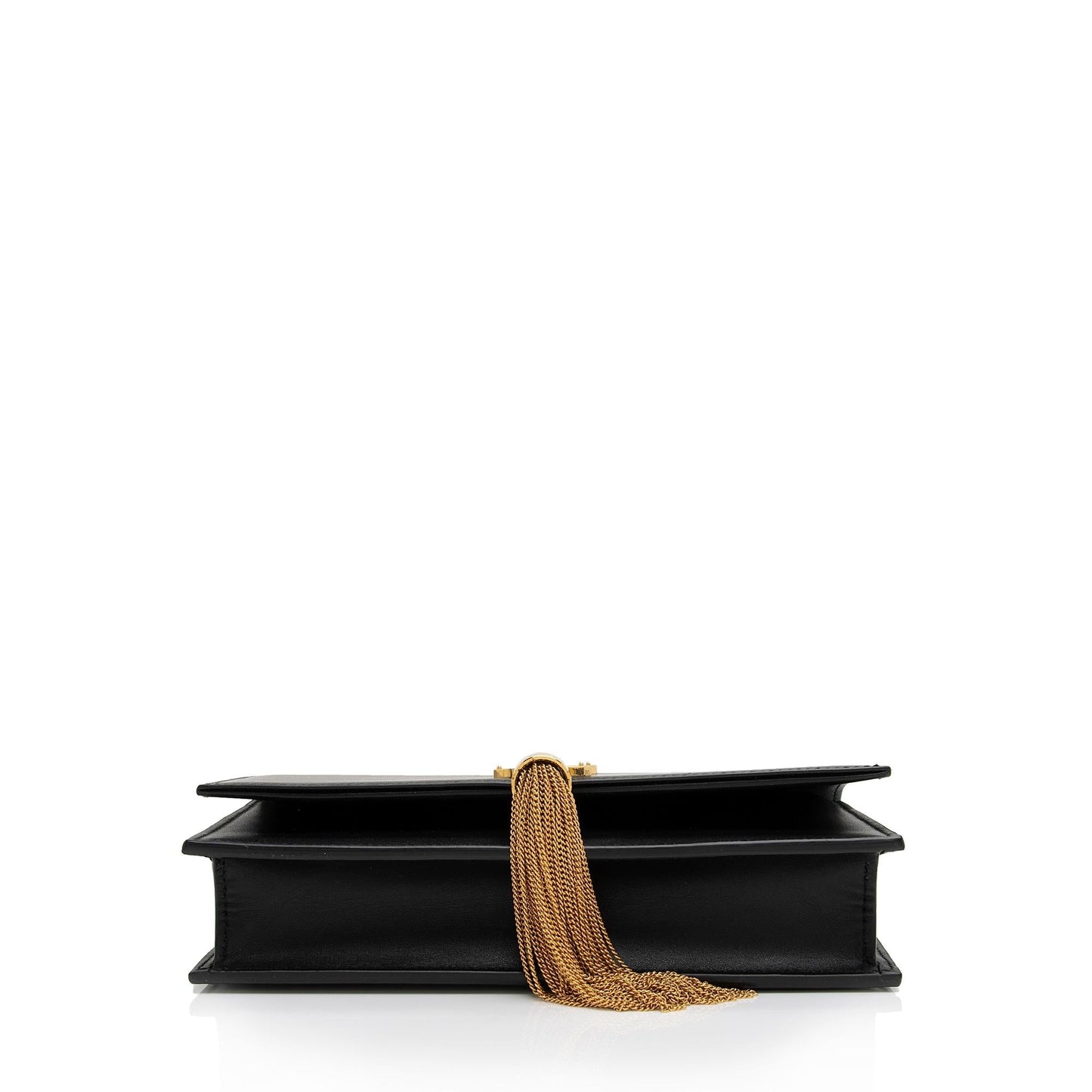 Saint Laurent Smooth Calfskin Monogram Kate Tassel Chain Wallet PhIRuS