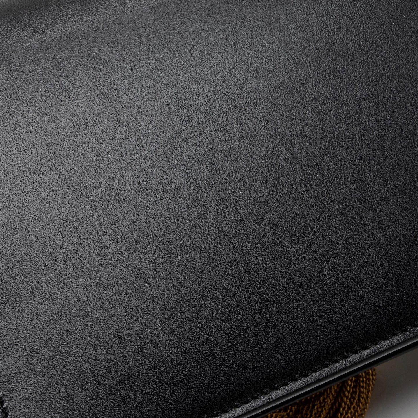 Saint Laurent Smooth Calfskin Monogram Kate Tassel Chain Wallet PhIRuS