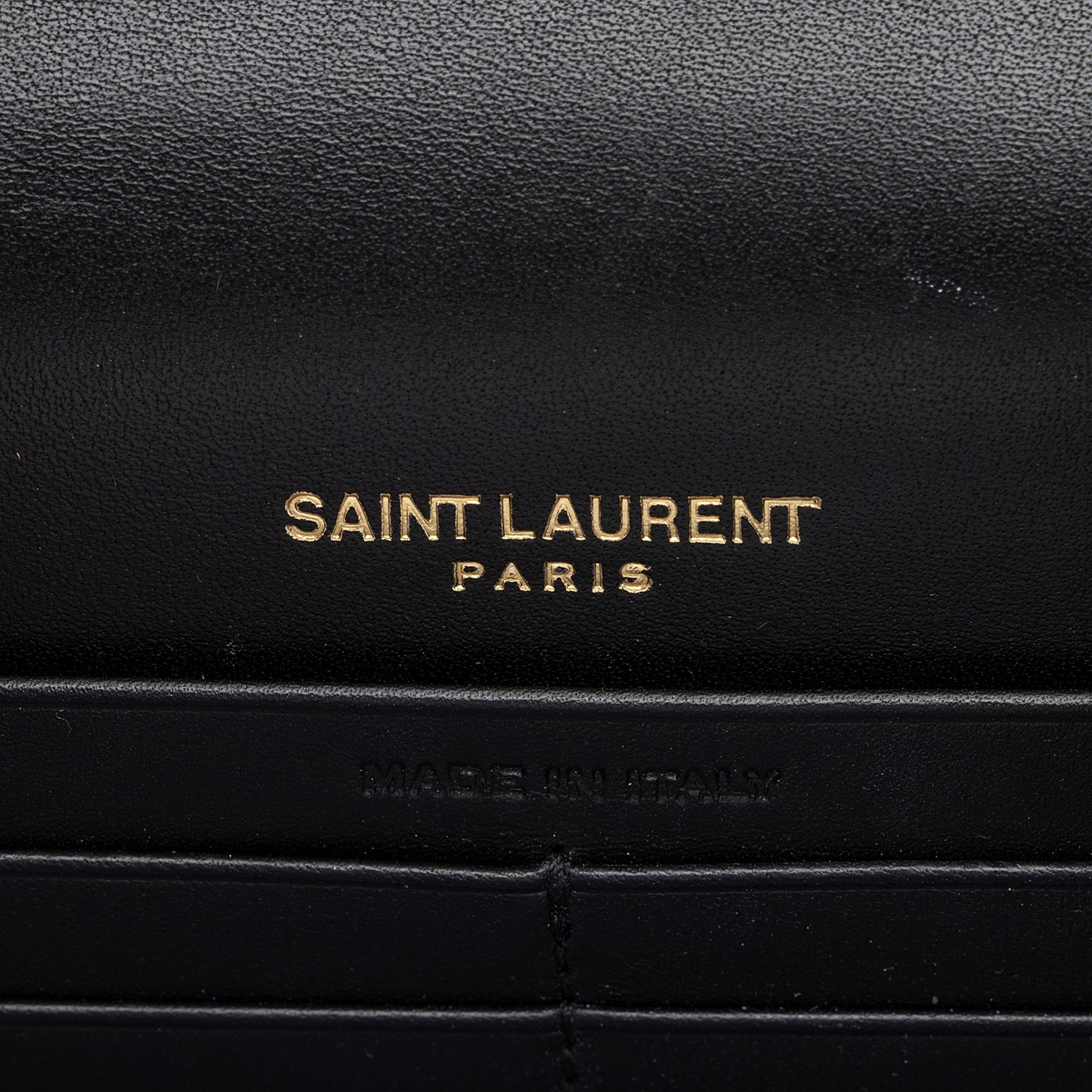Saint Laurent Smooth Calfskin Monogram Kate Tassel Chain Wallet PhIRuS