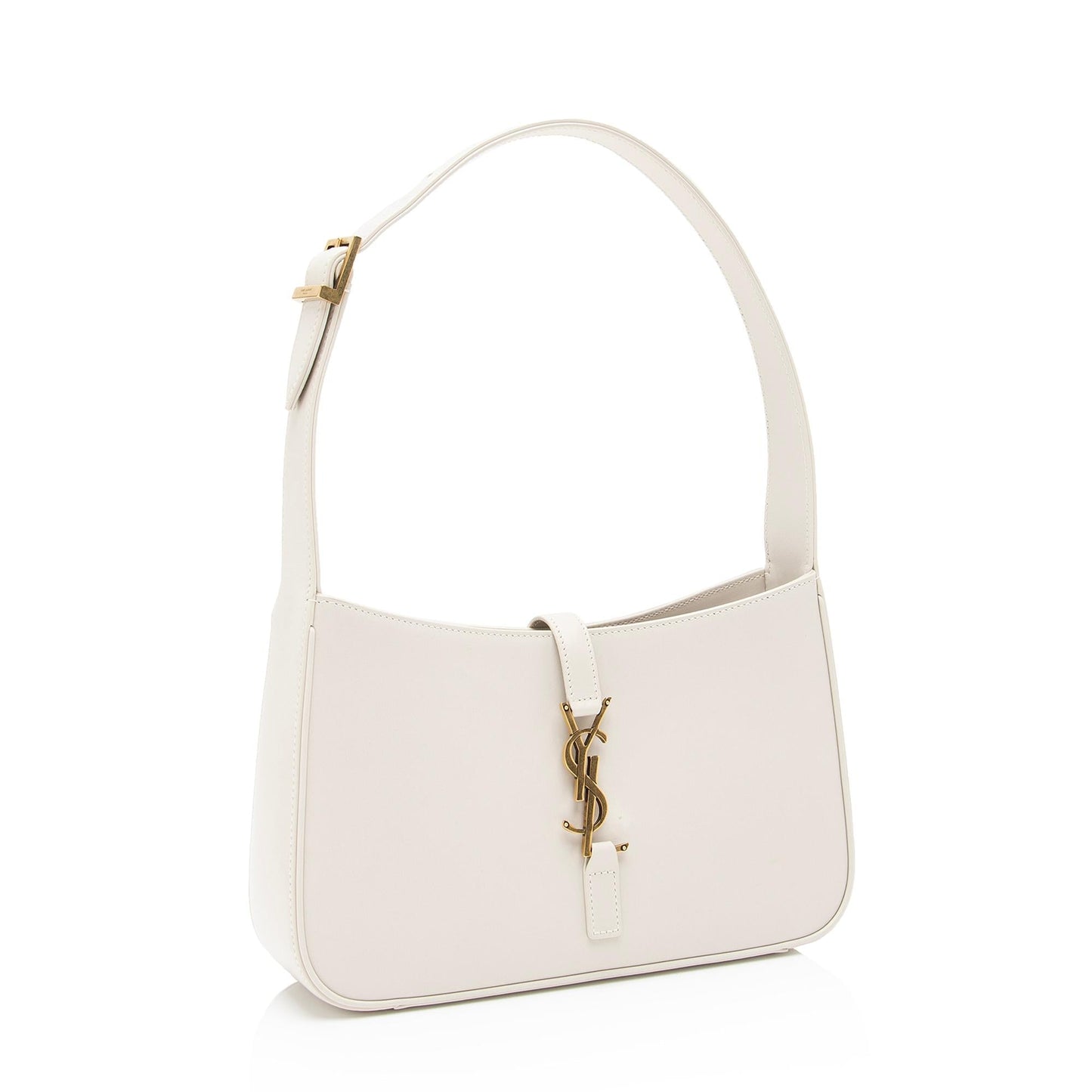 Saint Laurent Smooth Calfskin Monogram Le 5 A 7 Hobo AFbrT4