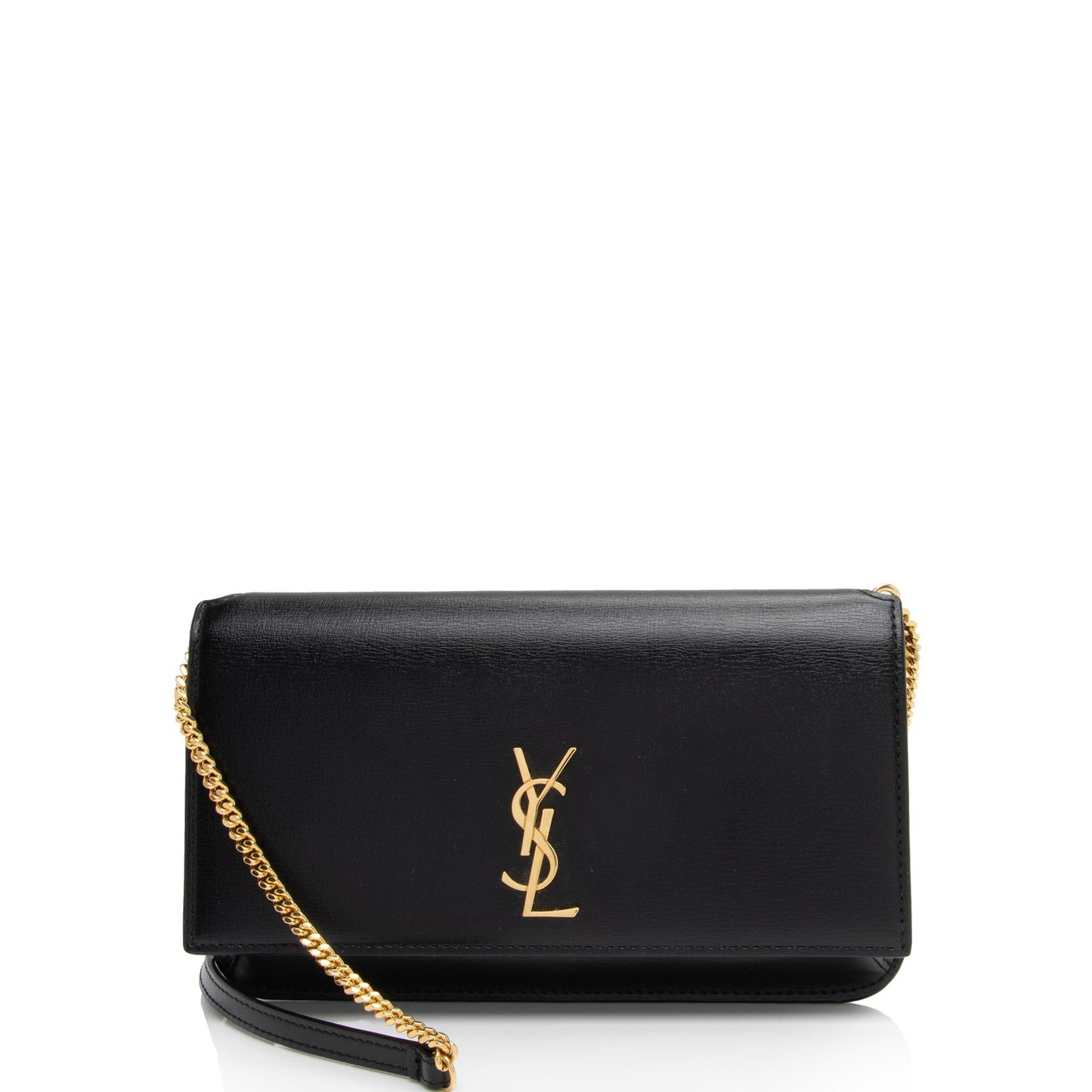 Saint Laurent Smooth Calfskin Monogram Phone Holder Shoulder Bag ma6enh