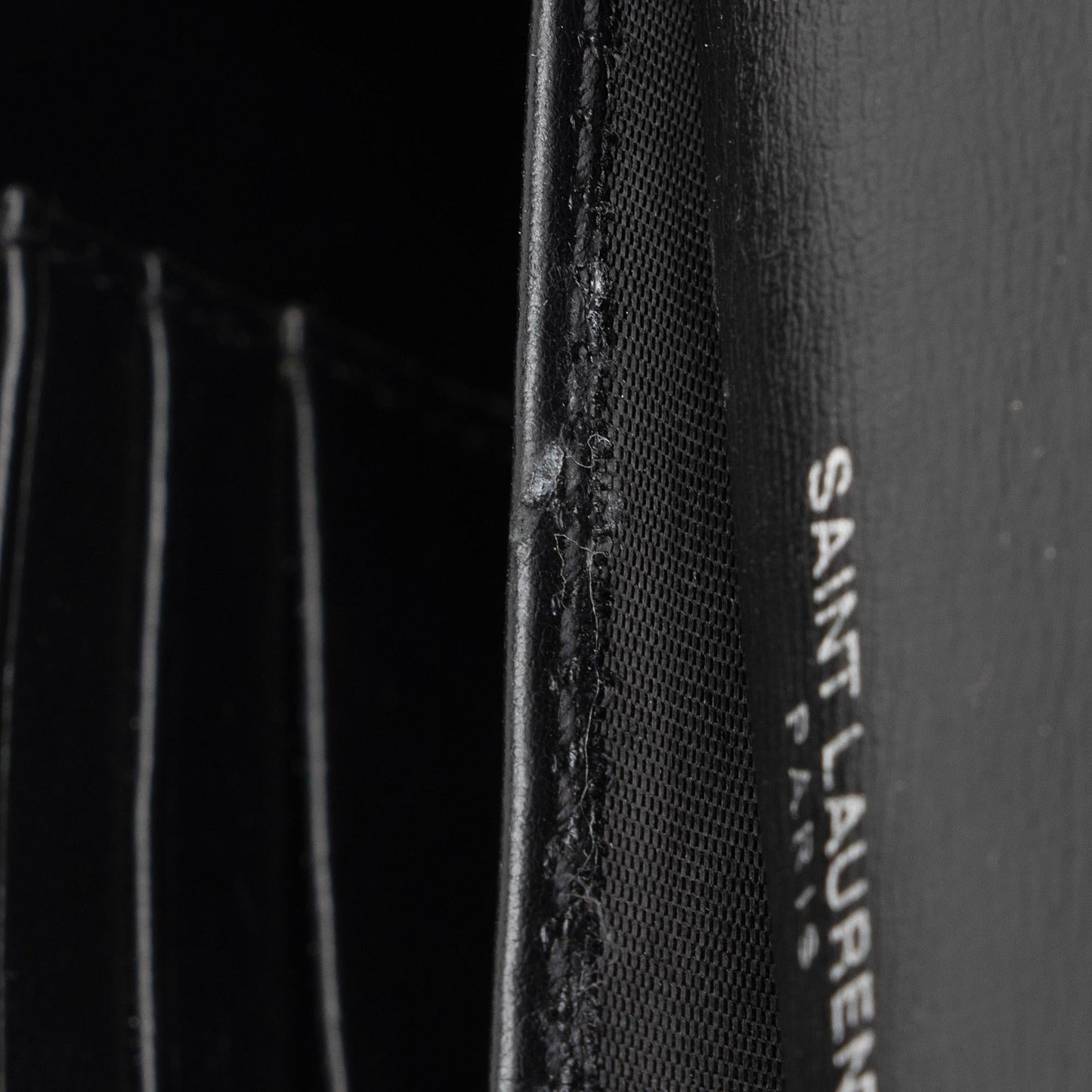 Saint Laurent Smooth Calfskin Monogram Sunset Mini Wallet on Chain Bag JIh0bZ