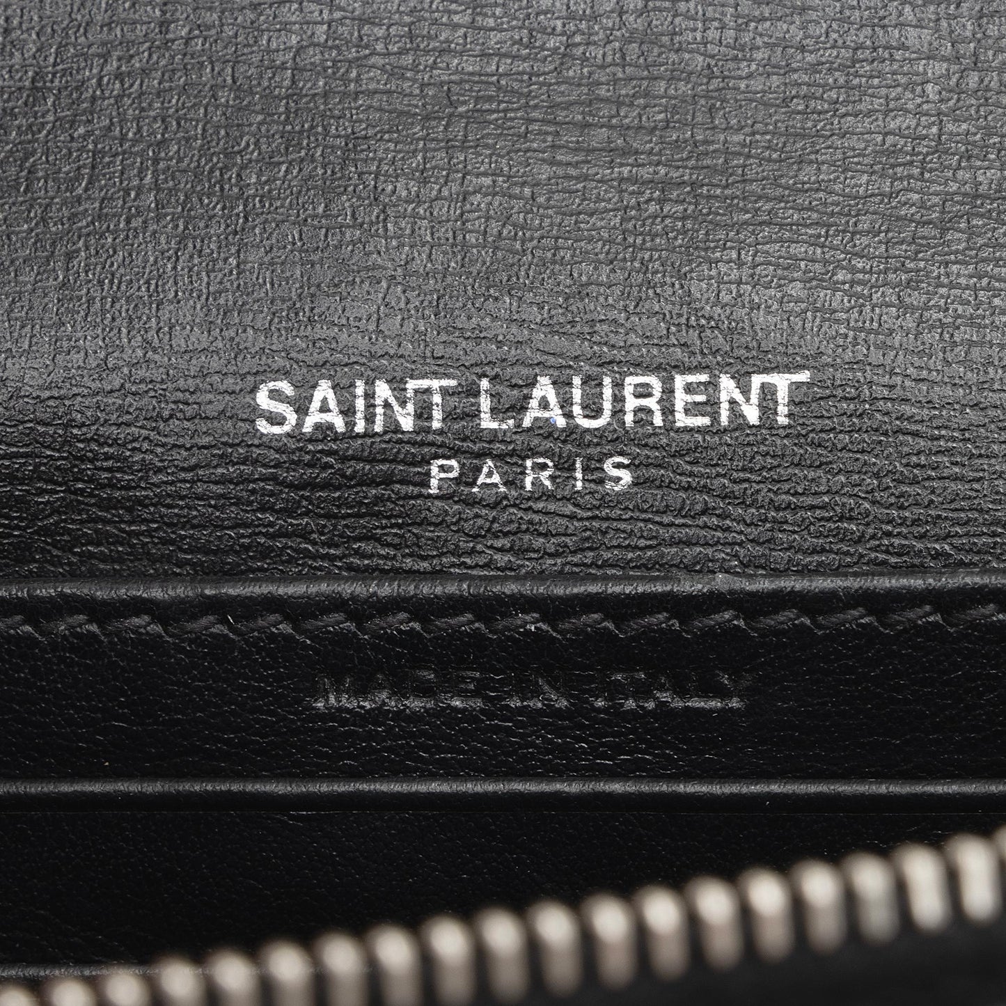 Saint Laurent Smooth Calfskin Monogram Sunset Mini Wallet on Chain Bag JIh0bZ