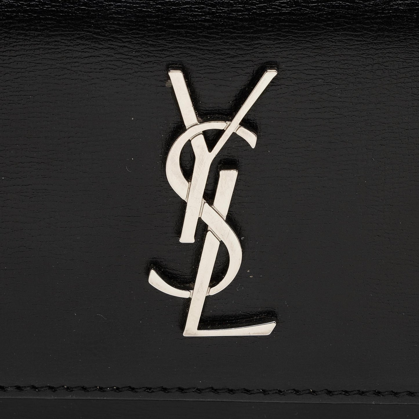 Saint Laurent Smooth Calfskin Monogram Sunset Mini Wallet on Chain Bag JIh0bZ