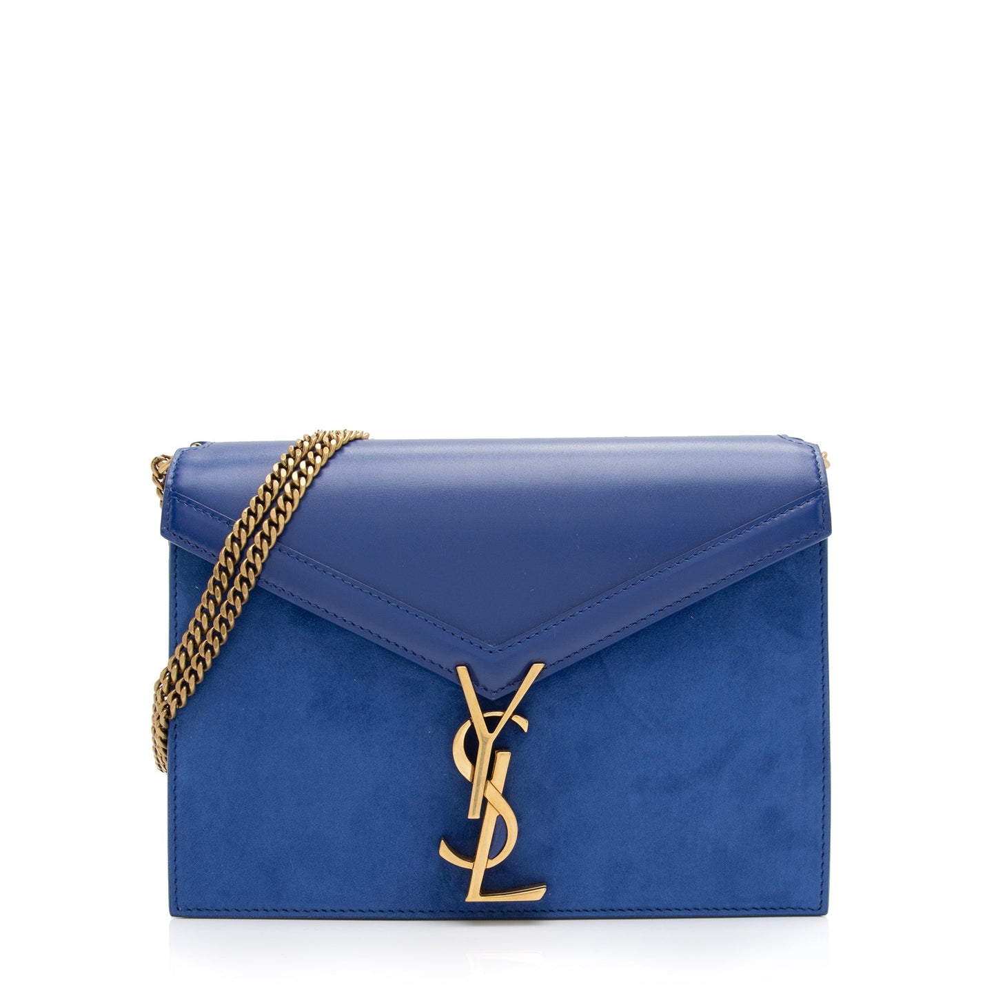 Saint Laurent Smooth Calfskin Saude Monogram Cassandra Medium Chain Bag 23932