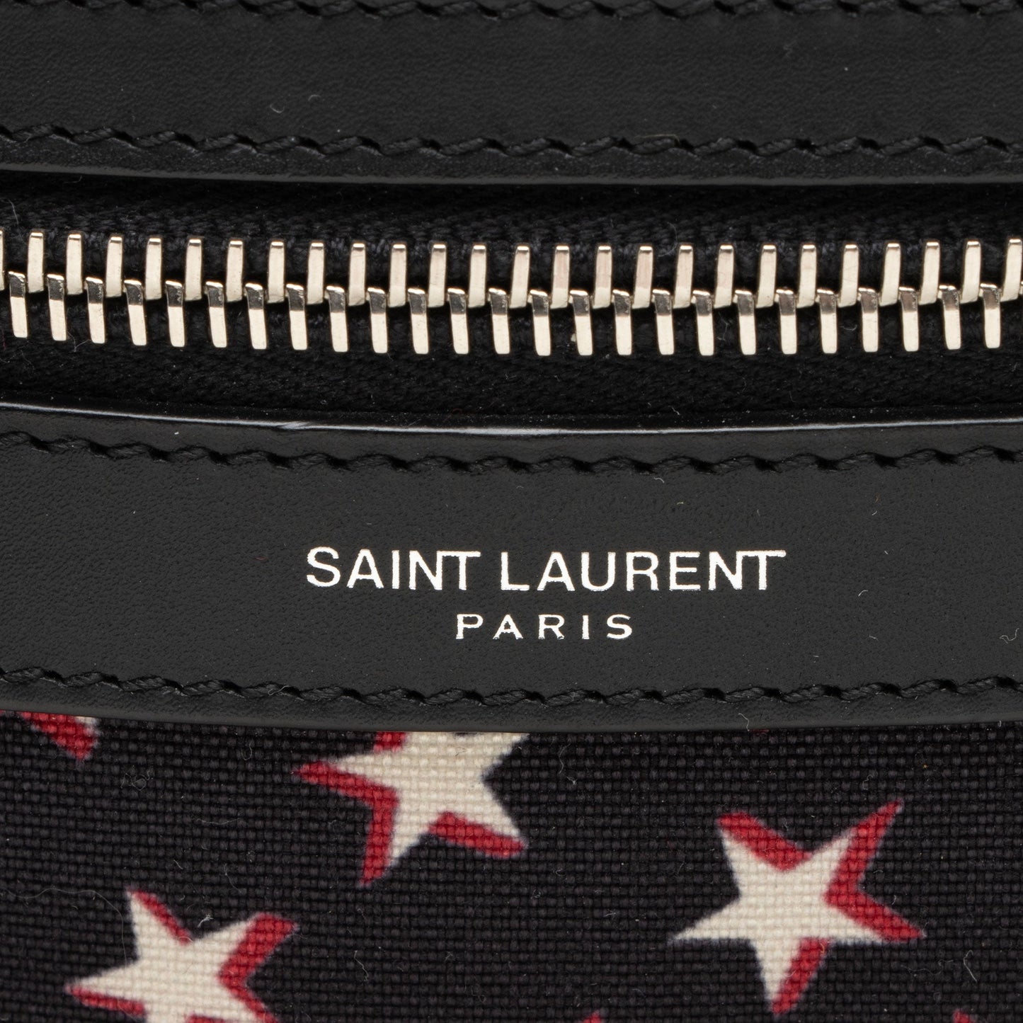 Saint Laurent Star Print Canvas City Sailor Backpack Vua4jd
