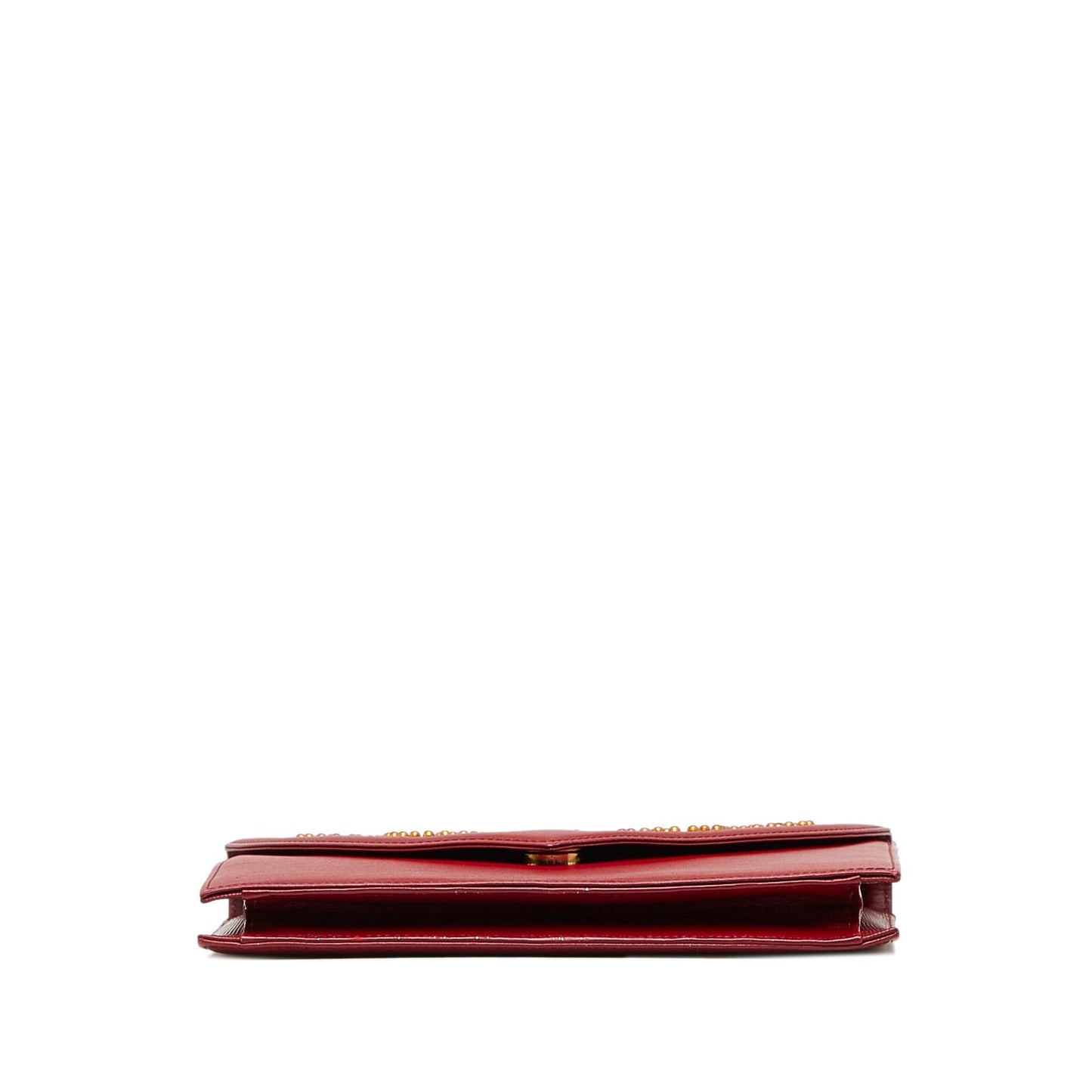 Saint Laurent Studded Leather Clutch Bag (SHG-ptOwqf
