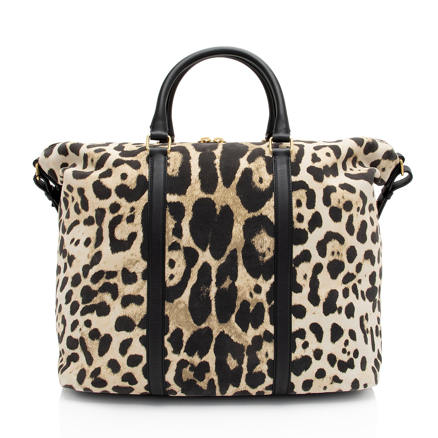 Saint Laurent Suede Leopard Print Camden Tote YPOyM8