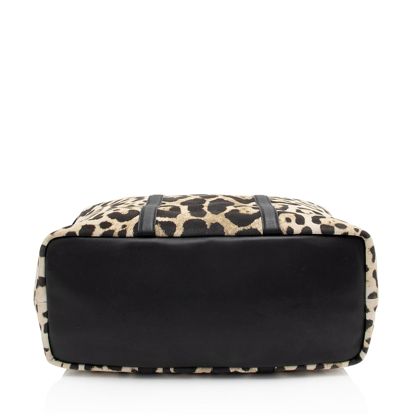 Saint Laurent Suede Leopard Print Camden Tote YPOyM8