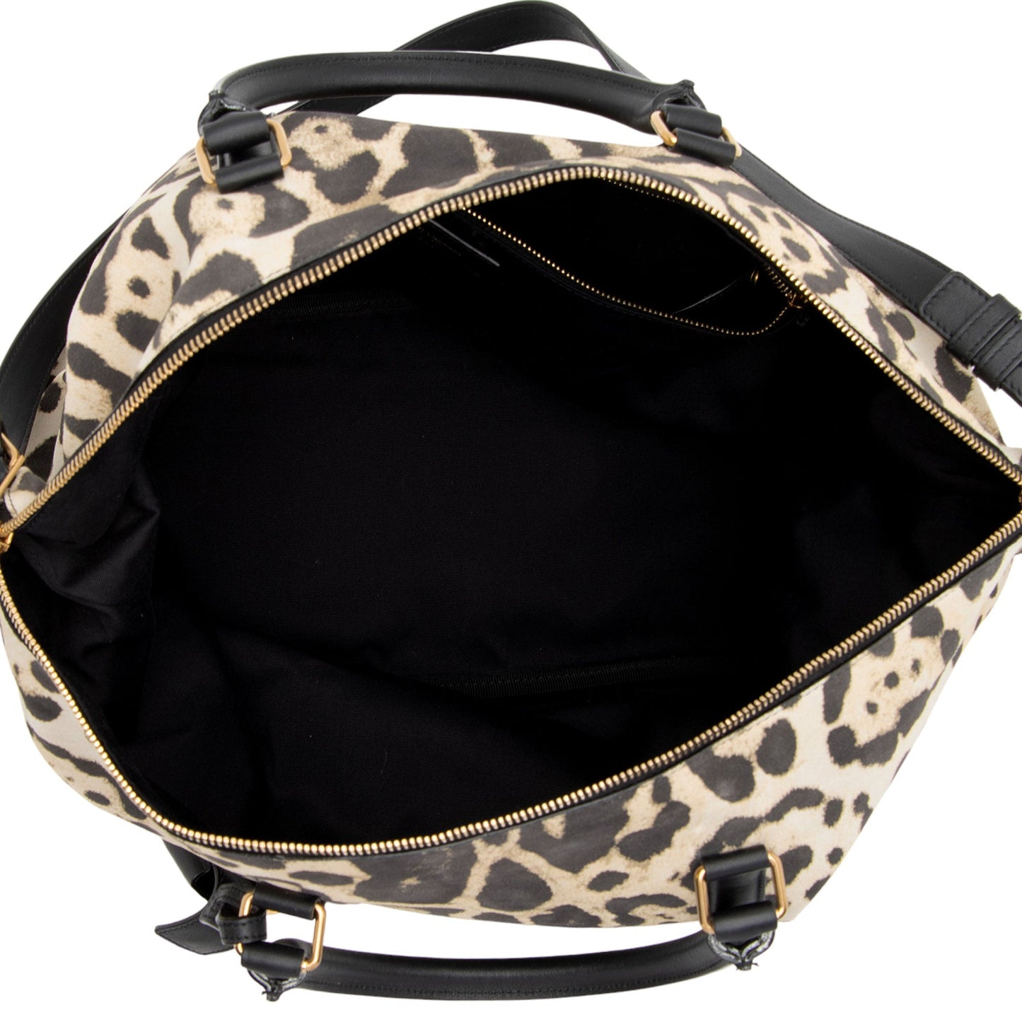 Saint Laurent Suede Leopard Print Camden Tote YPOyM8