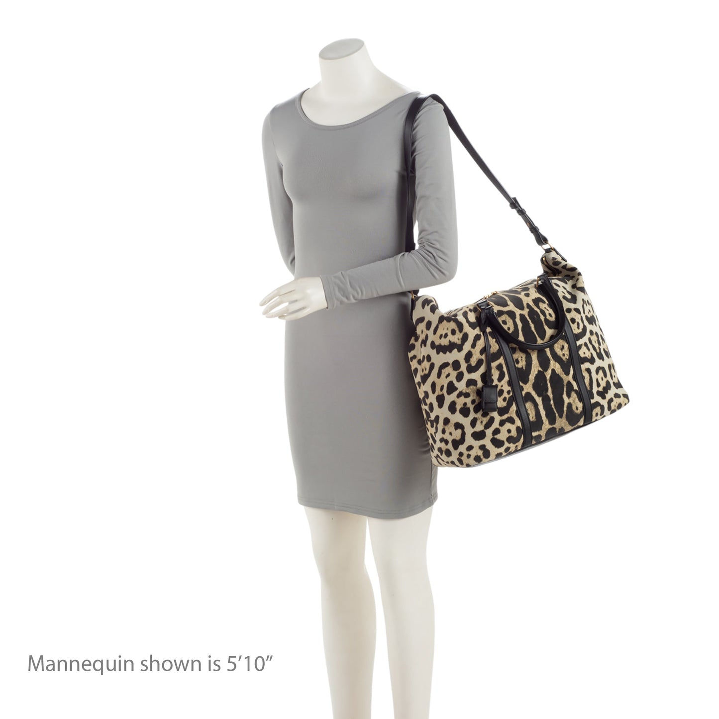 Saint Laurent Suede Leopard Print Camden Tote YPOyM8