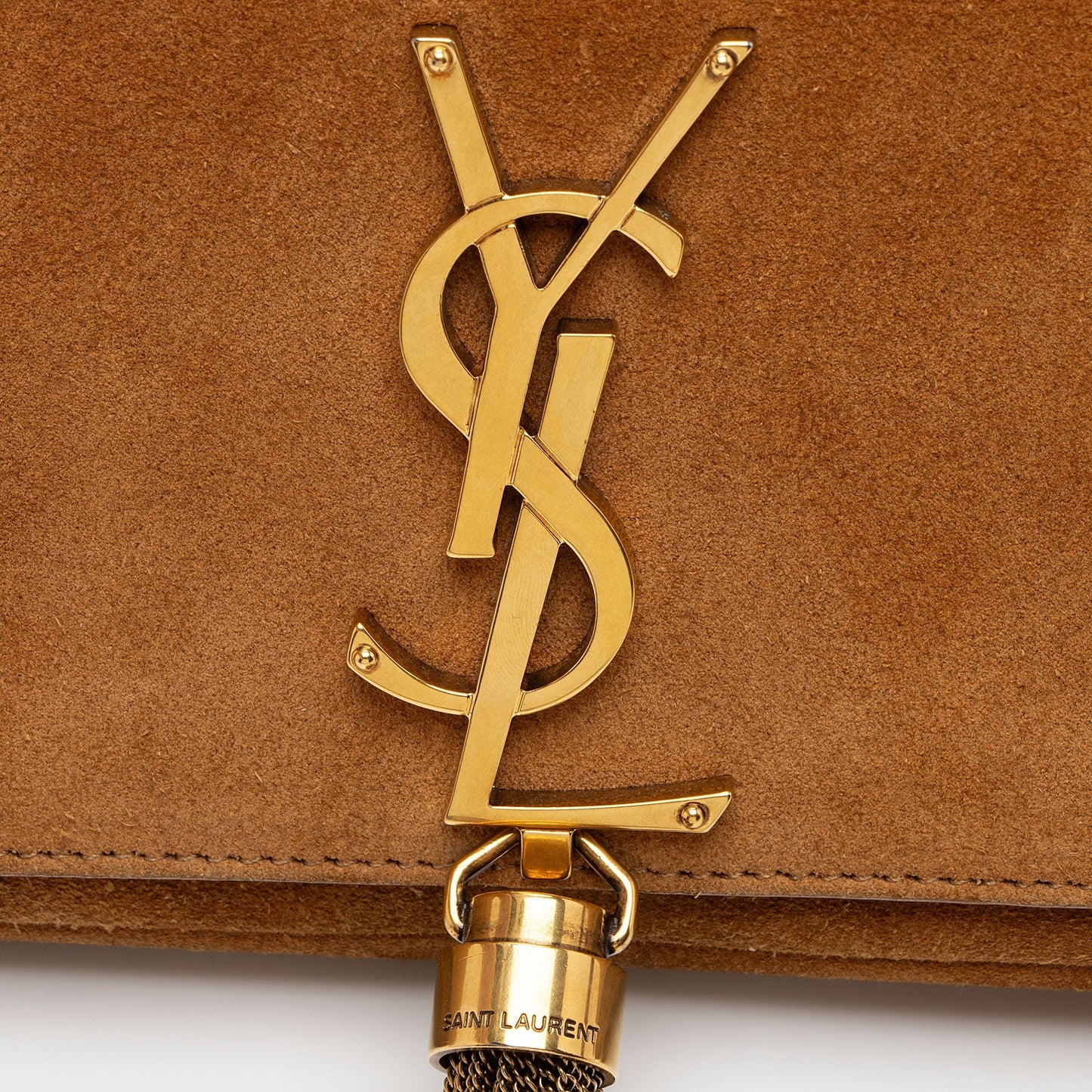 Saint Laurent Suede Monogram Kate 99 Tassel Shoulder Bag 5iTIHq