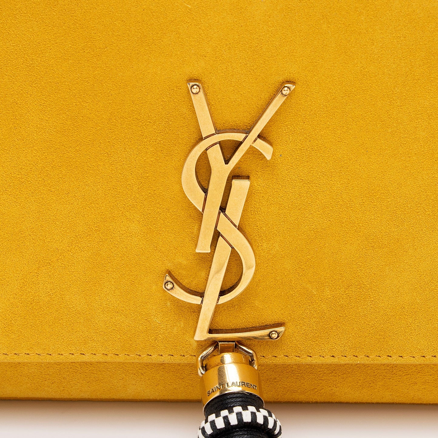 Saint Laurent Suede Monogram Kate Tassel Medium Shoulder Bag ODWp7x