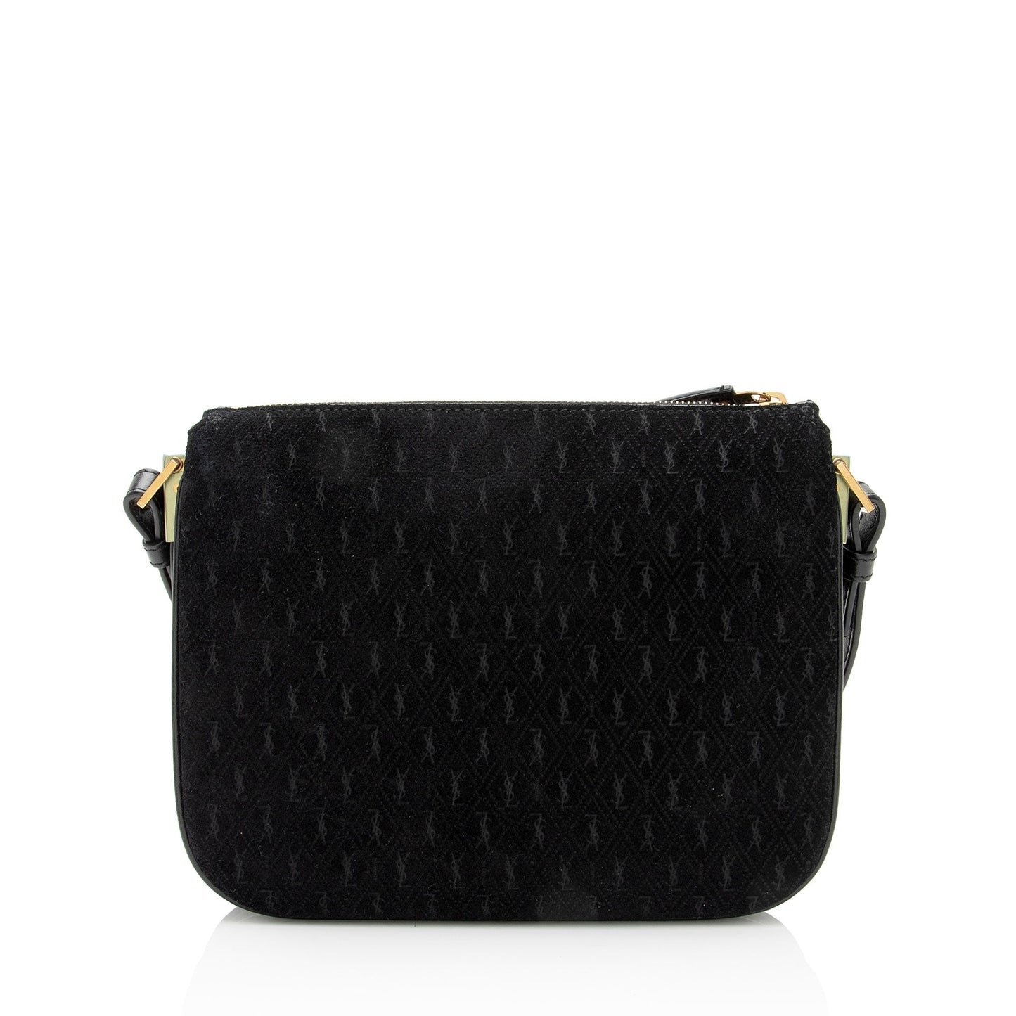 Saint Laurent Suede Monogram King Palm Crossbody Bag eGBpnw