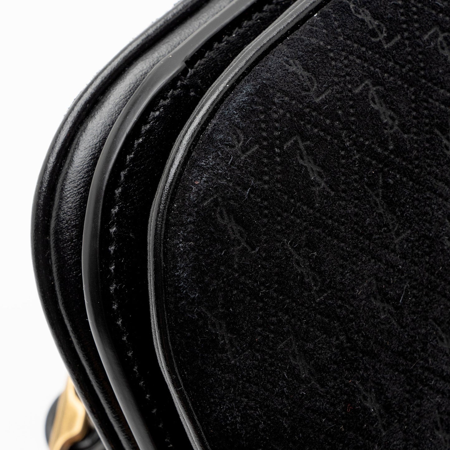 Saint Laurent Suede Monogram King Palm Crossbody Bag eGBpnw