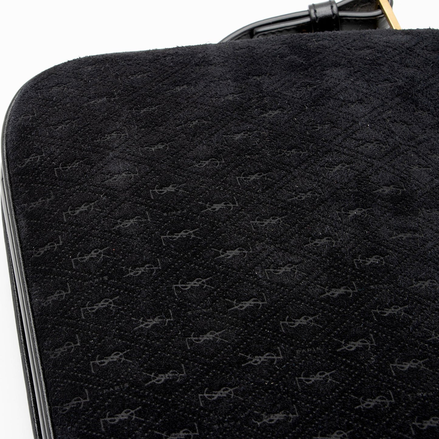 Saint Laurent Suede Monogram King Palm Crossbody Bag eGBpnw