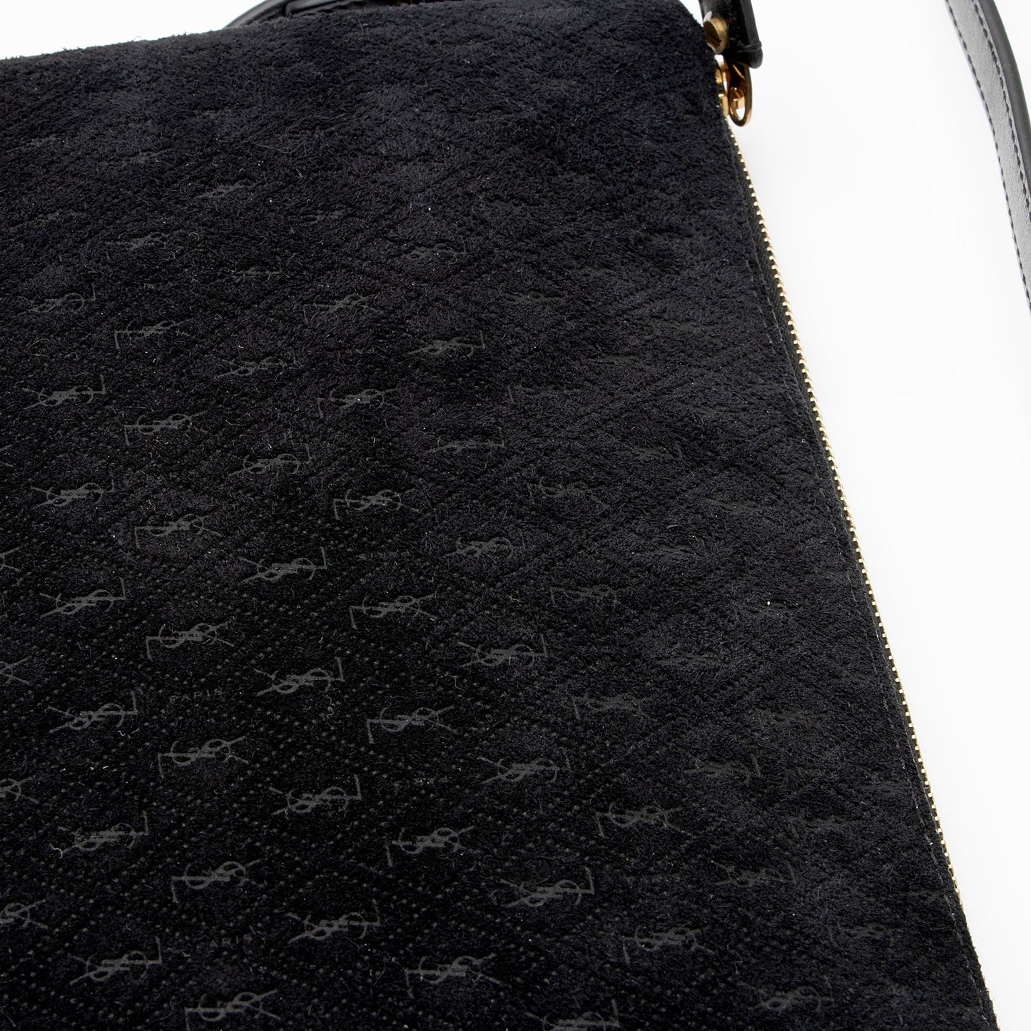 Saint Laurent Suede Monogram King Palm Crossbody Bag eGBpnw