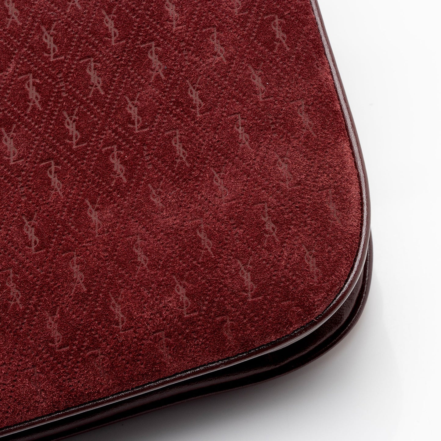 Saint Laurent Suede Monogram King Palm Crossbody hGGyi1