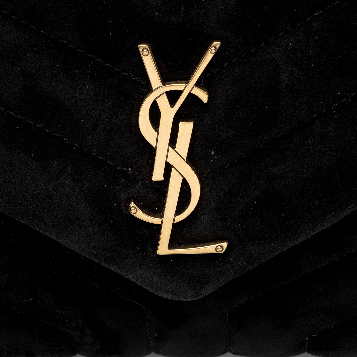 Saint Laurent Suede Monogram LouLou Chain Small Crossbody Bag 3u0yIz