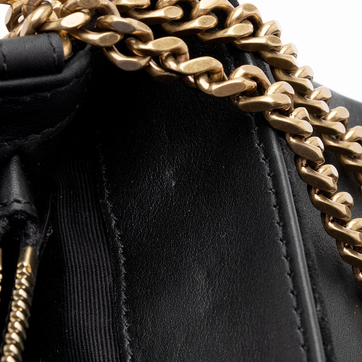 Saint Laurent Suede Monogram LouLou Chain Small Crossbody Bag 3u0yIz