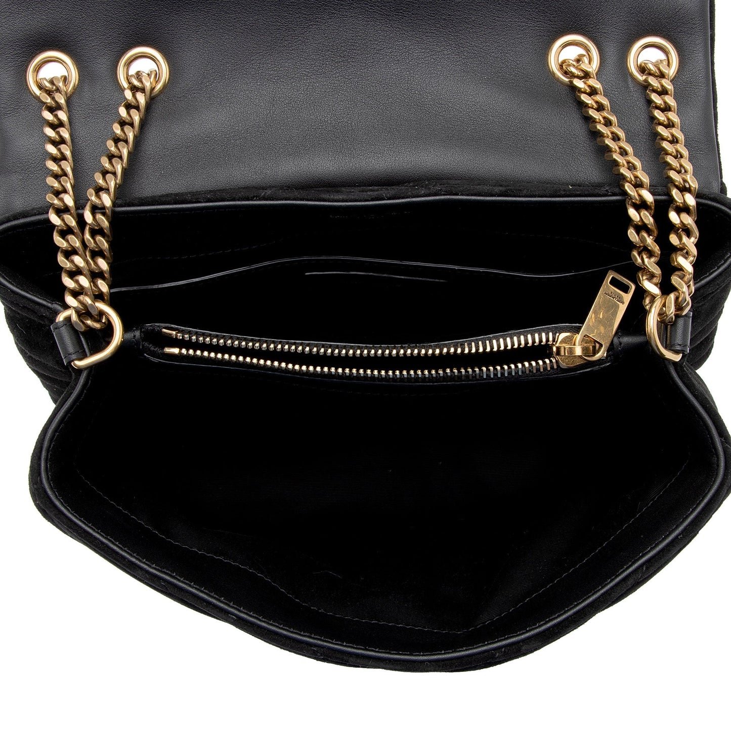 Saint Laurent Suede Monogram LouLou Chain Small Crossbody Bag 3u0yIz