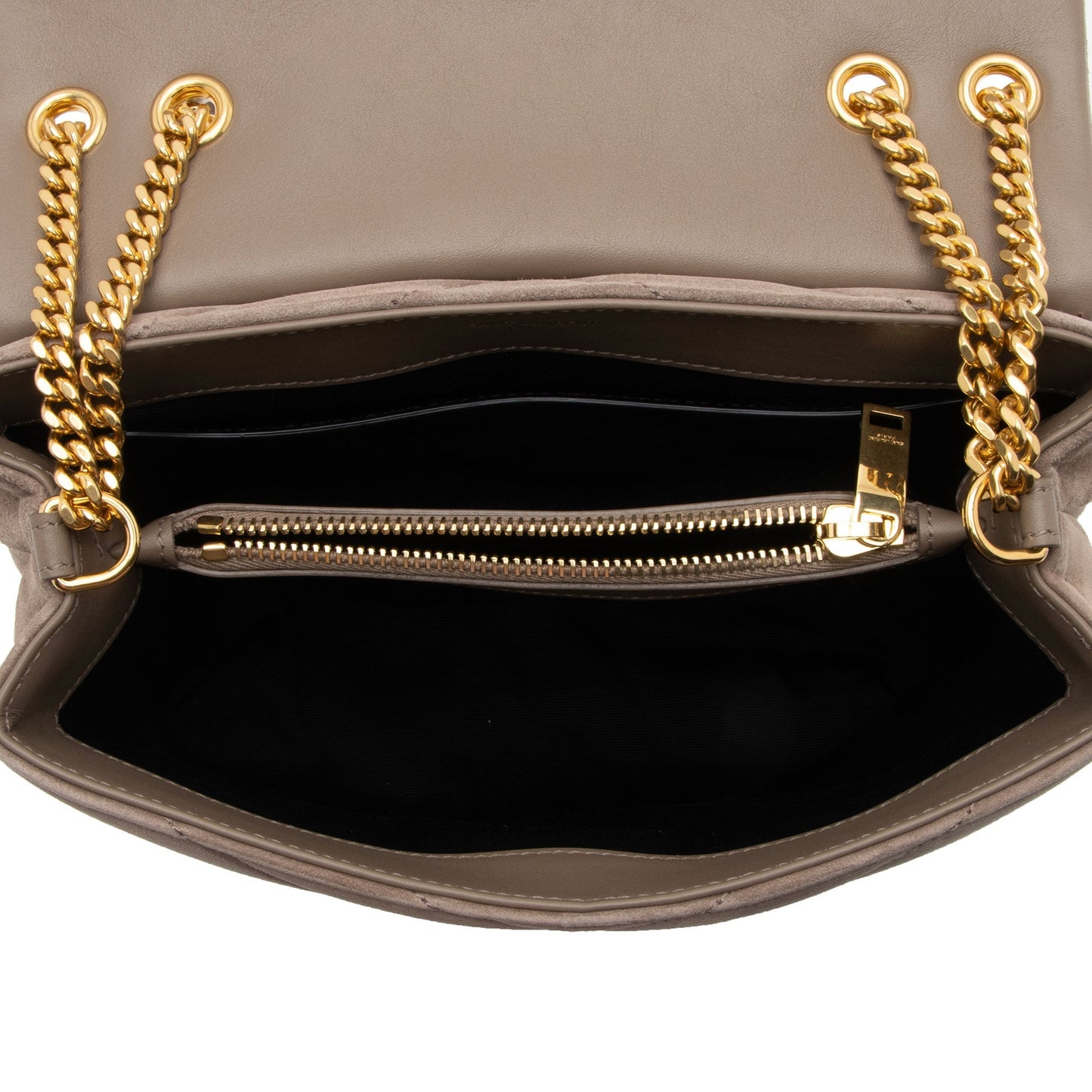 Saint Laurent Suede Monogram LouLou Chain Small Crossbody JtlYPP