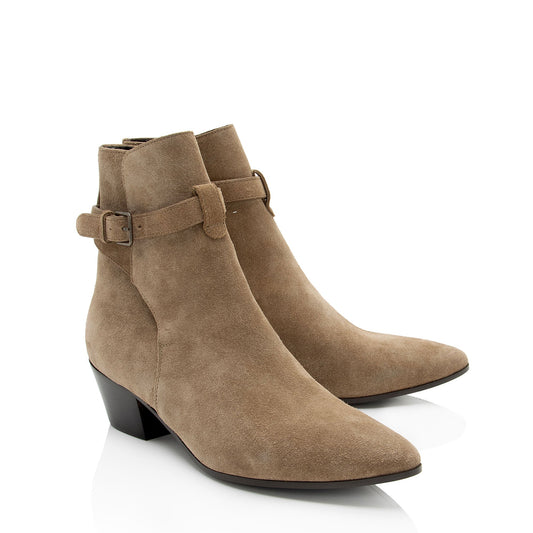 Saint Laurent Suede Wyatt Jodhpur Boots - Size 8.5 / 38.5 4gdvBi