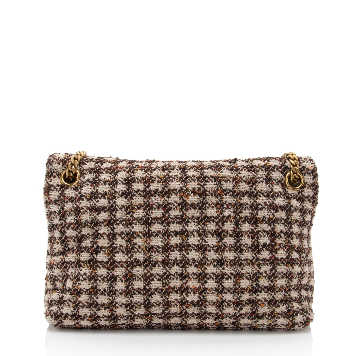 Saint Laurent Tweed Monogram LouLou Chain Medium Shoulder Bag 2WQOI0