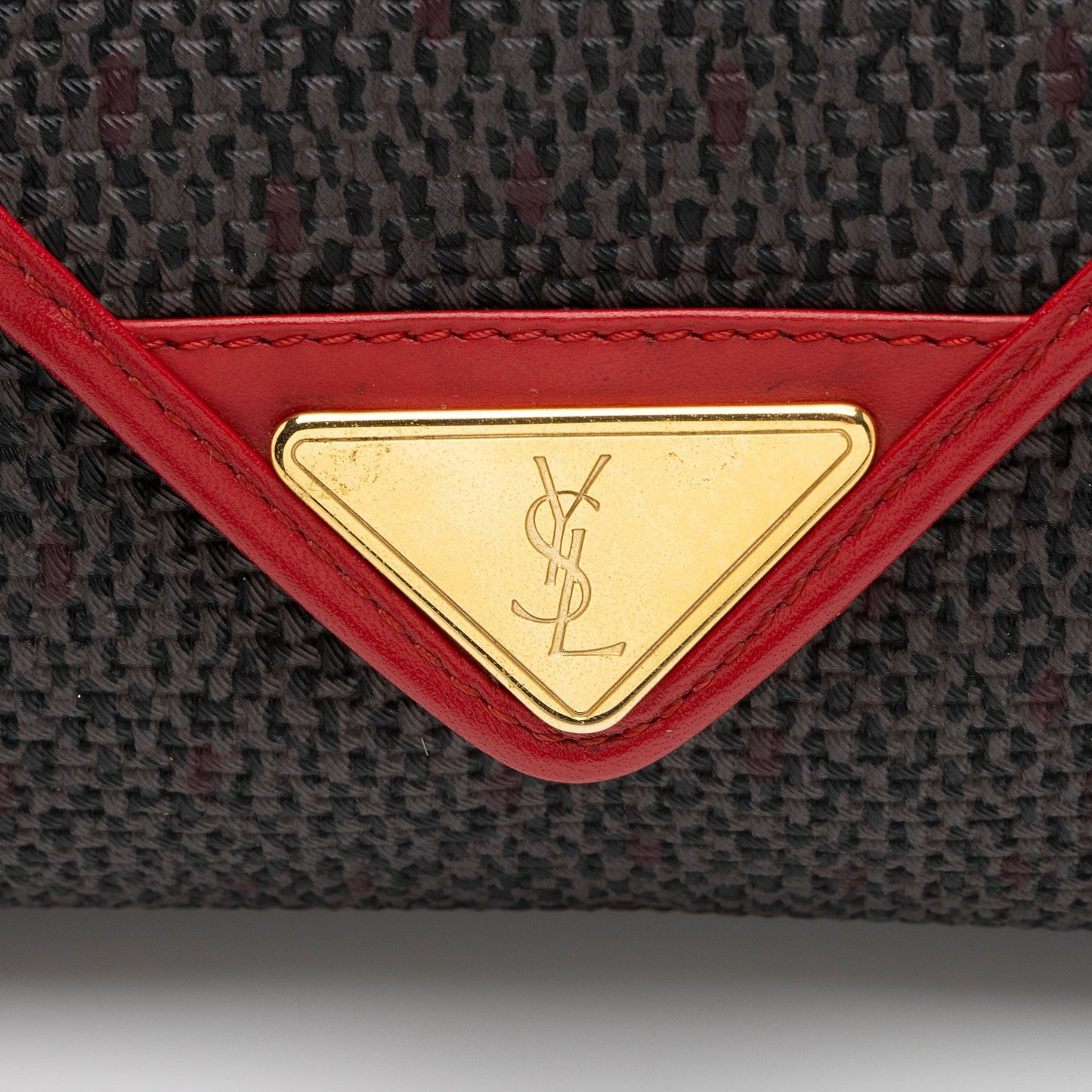 Saint Laurent Vintage Canvas Flap Clutch hM3A1F