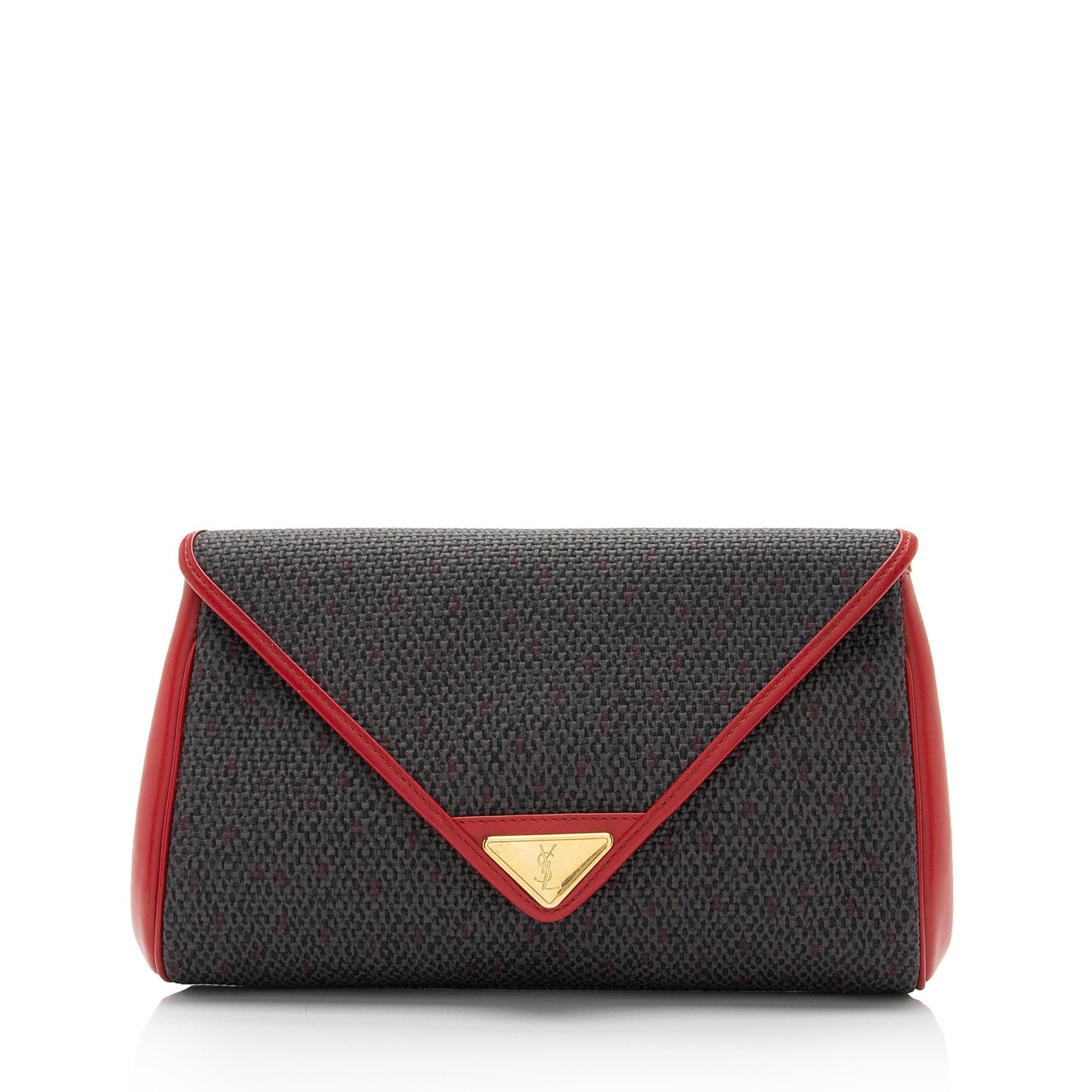 Saint Laurent Vintage Canvas Flap Clutch hM3A1F