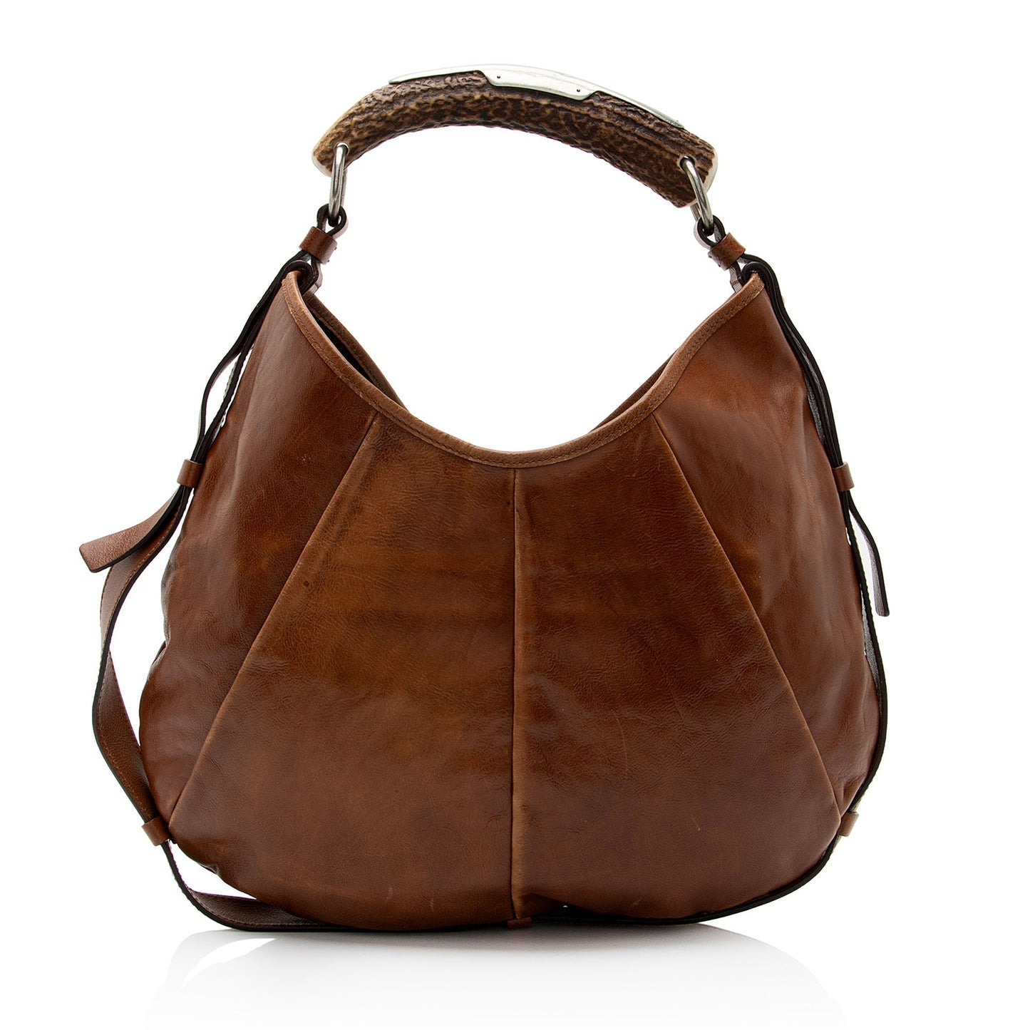 Saint Laurent Vintage Leather Mombasa Saint Tropez Shoulder Bag wIHhzM