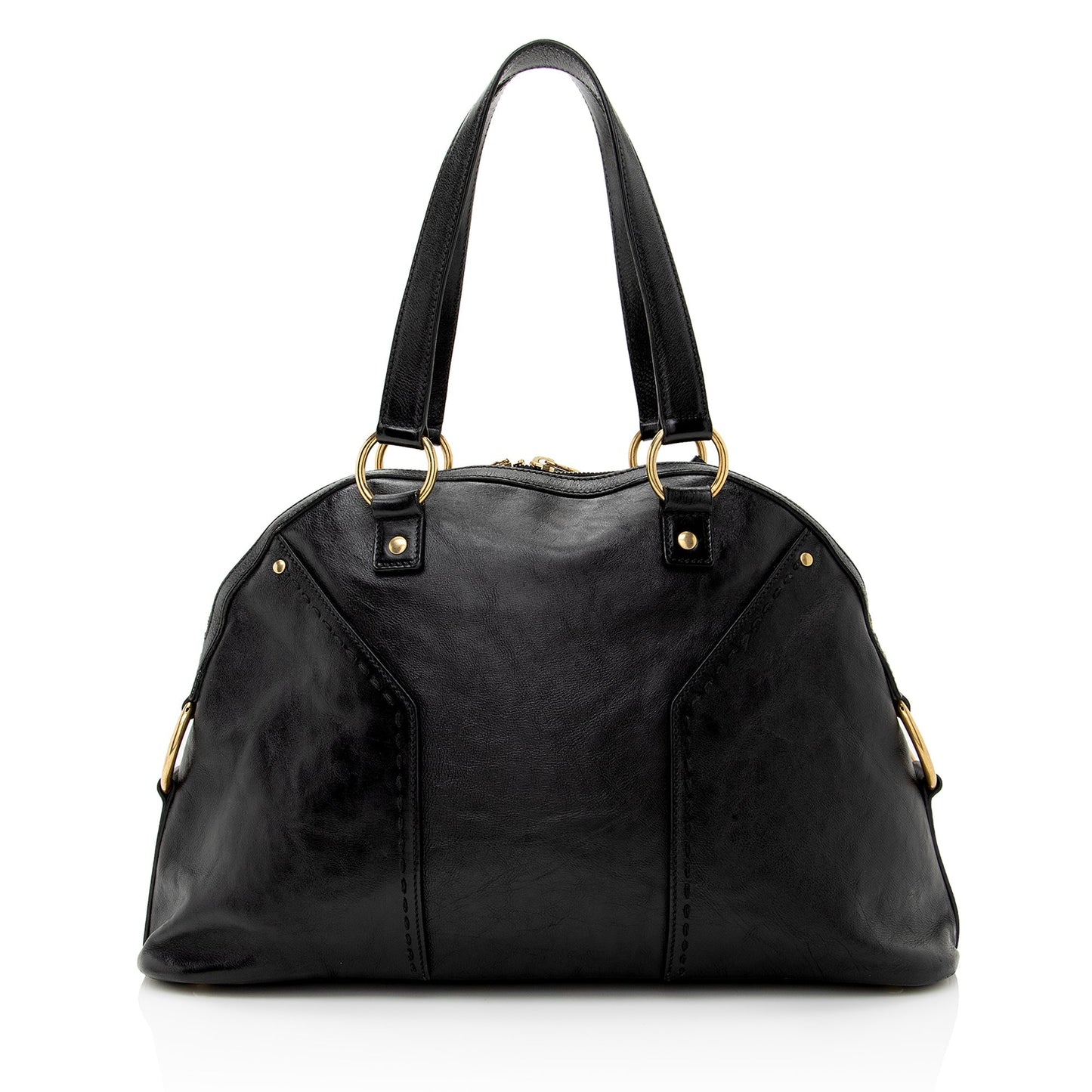 Saint Laurent Vintage Leather Muse Large Satchel 22417