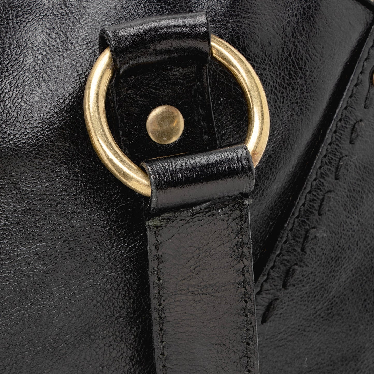 Saint Laurent Vintage Leather Muse Large Satchel 22417