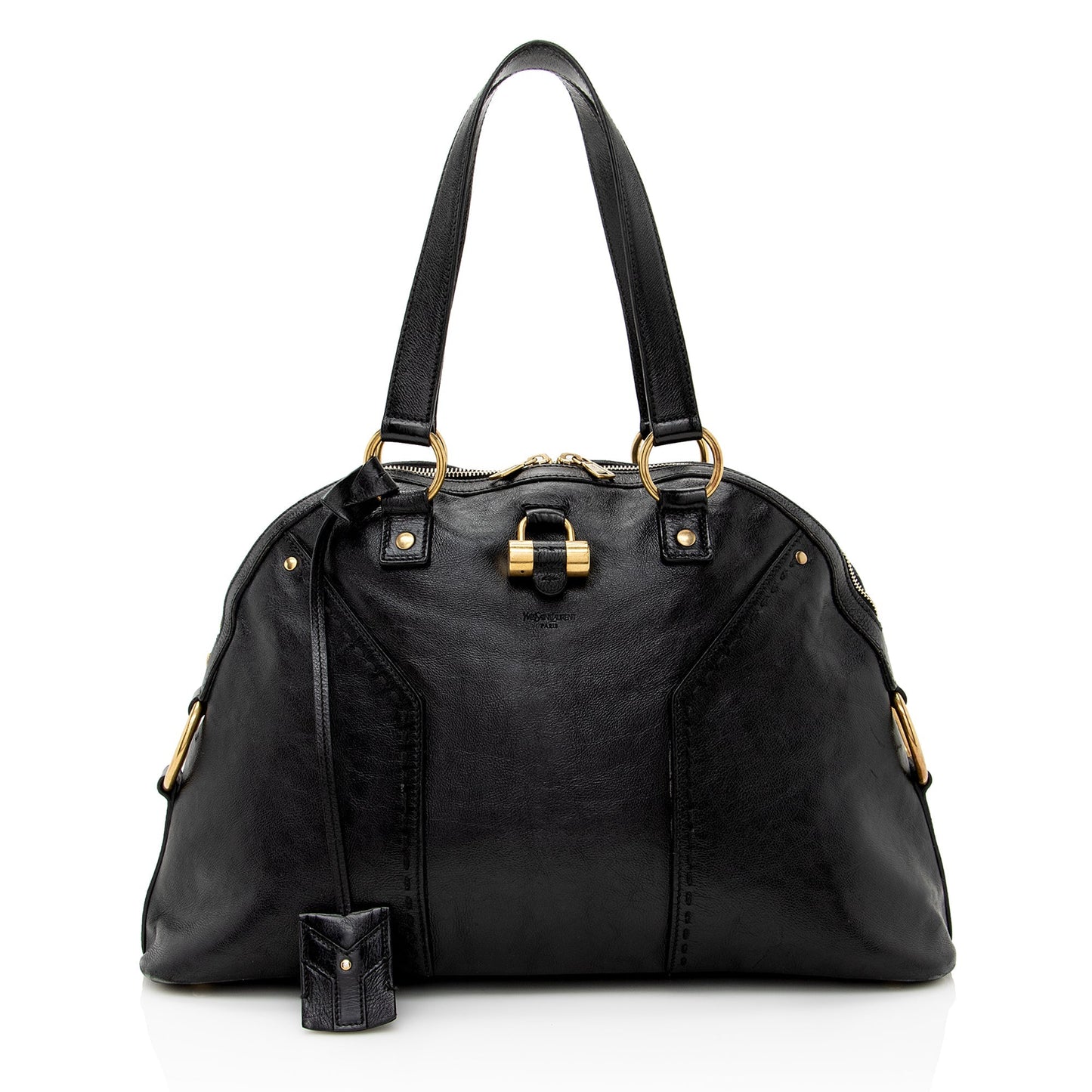 Saint Laurent Vintage Leather Muse Large Satchel 22417