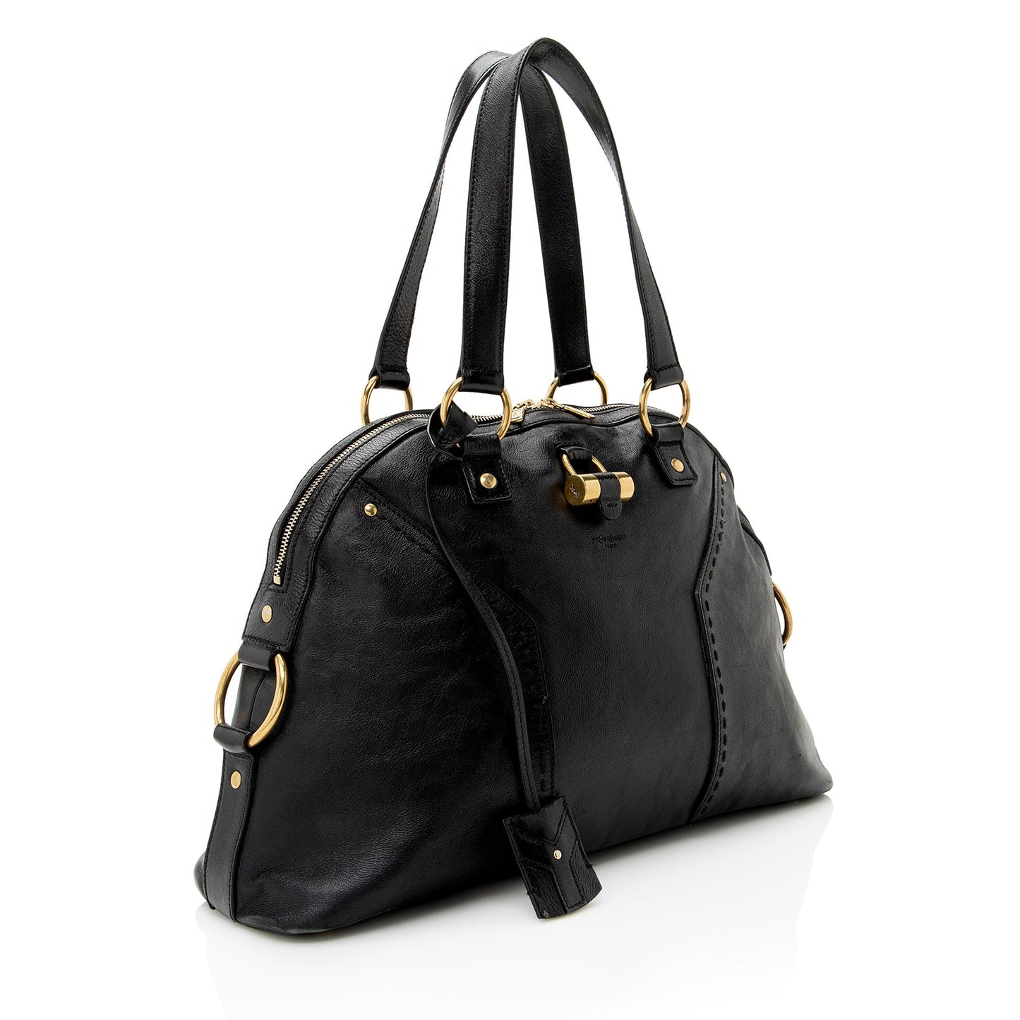 Saint Laurent Vintage Leather Muse Large Satchel 22417