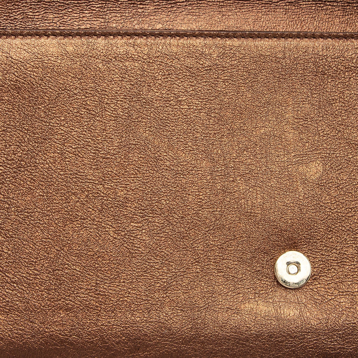 Saint Laurent Vintage Metallic Calfskin Monogram Belle de Jour Clutch VMKI8c