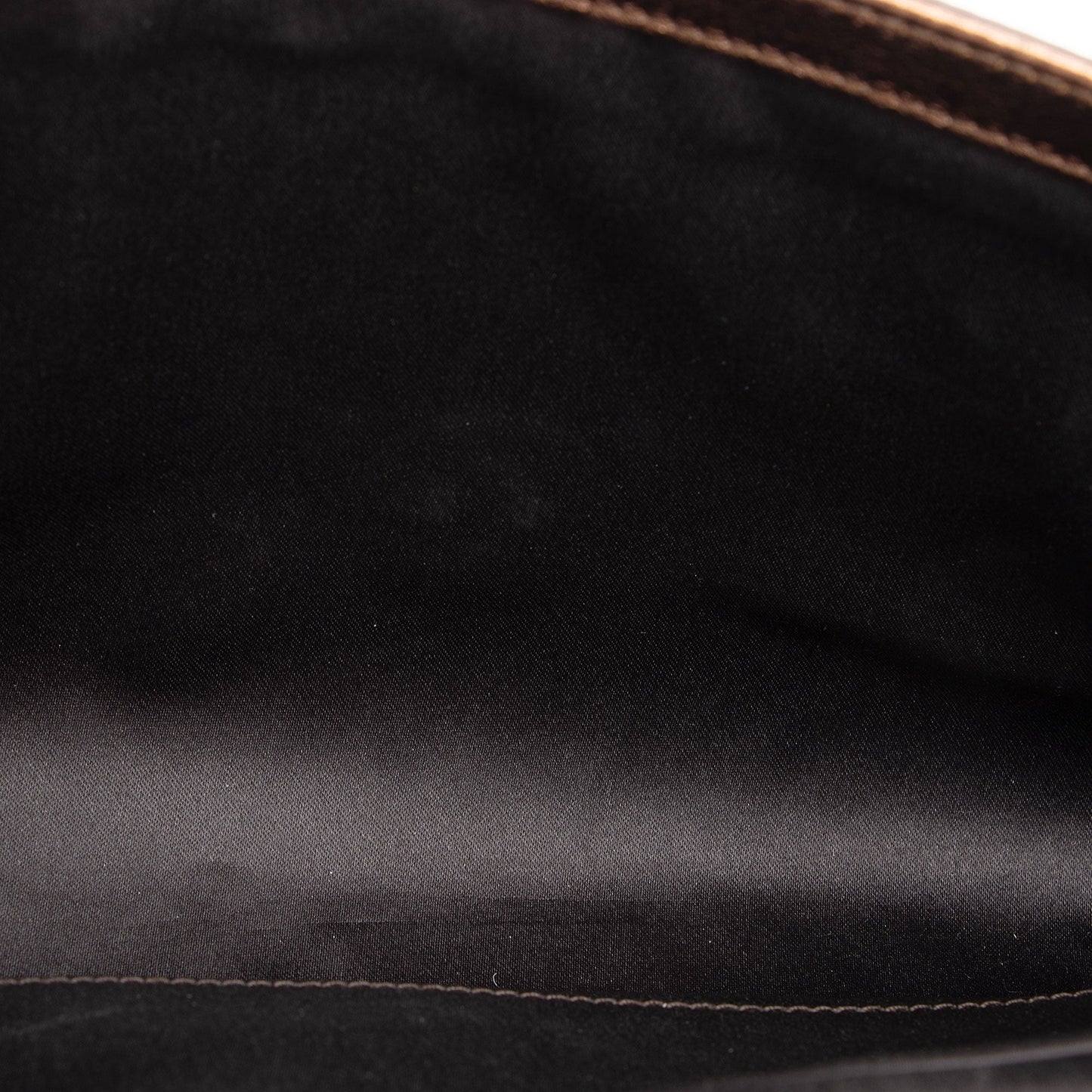 Saint Laurent Vintage Metallic Calfskin Monogram Belle de Jour Clutch VMKI8c