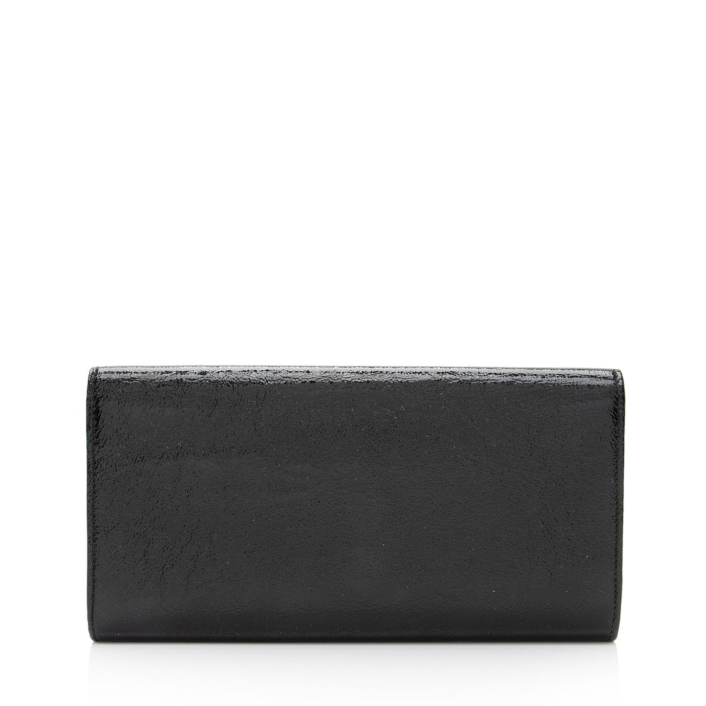 Saint Laurent Vintage Patent Leather Monogram Belle de Jour Clutch 36A795